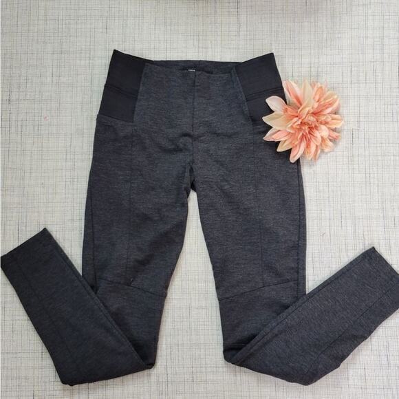 Kut From The Kloth Gray Ponte Elastic Waist Pant Medium - Picture 1 of 7